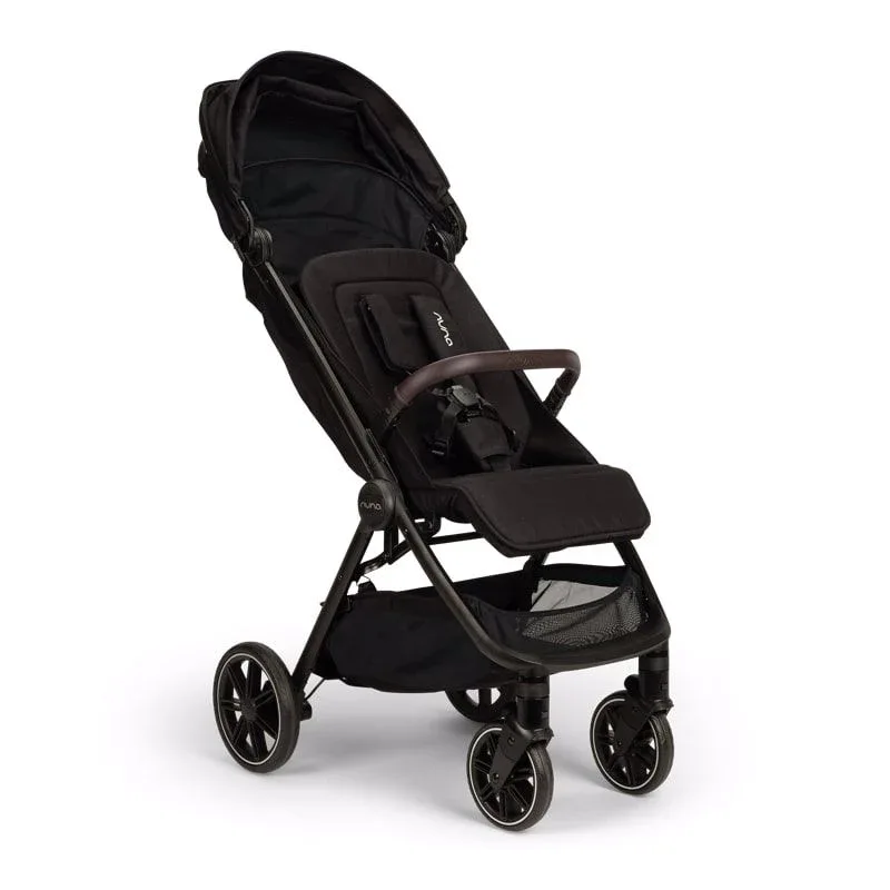 Nuna® Lightweight Baby Stroller Trvl™ LX Caviar - Image 3