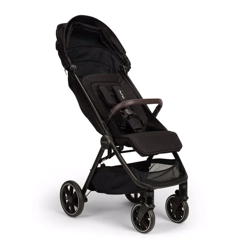 Nuna® Lightweight Baby Stroller Trvl™ LX Caviar - Image 4