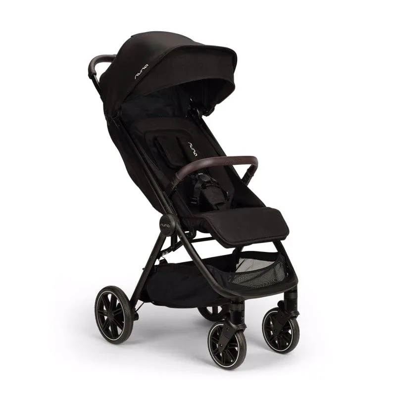 Nuna® Lightweight Baby Stroller Trvl™ LX Caviar - Image 5