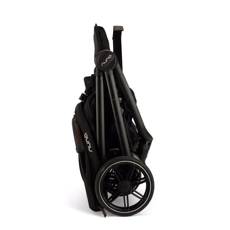 Nuna® Lightweight Baby Stroller Trvl™ LX Caviar - Image 8