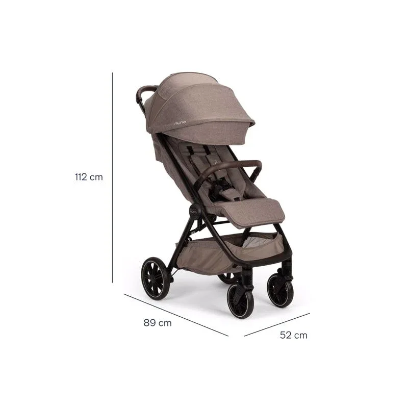 Nuna® Lightweight Baby Stroller Trvl™ LX Cedar - Image 17
