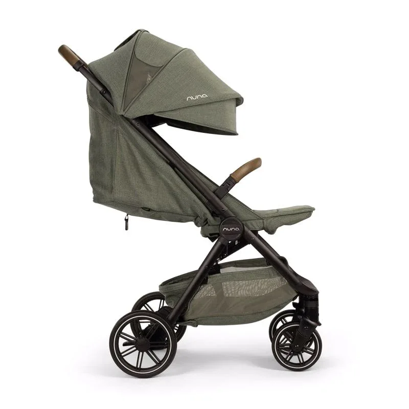 Nuna® Lightweight Baby Stroller Trvl™ LX Pine - Image 10