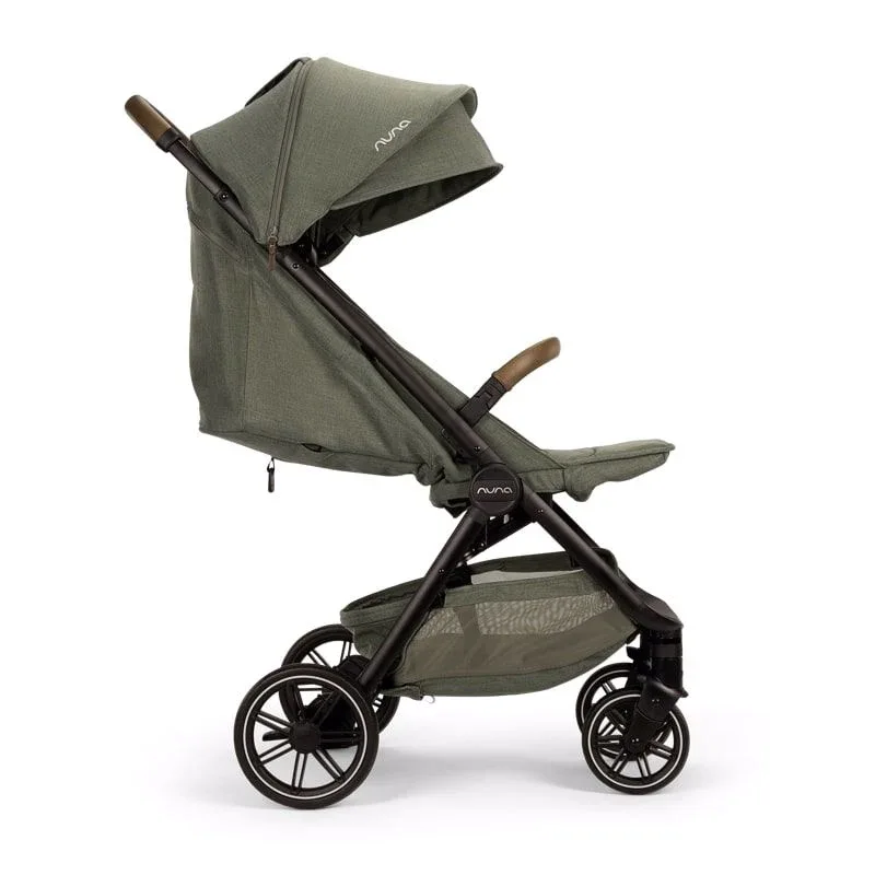 Nuna® Lightweight Baby Stroller Trvl™ LX Pine - Image 11