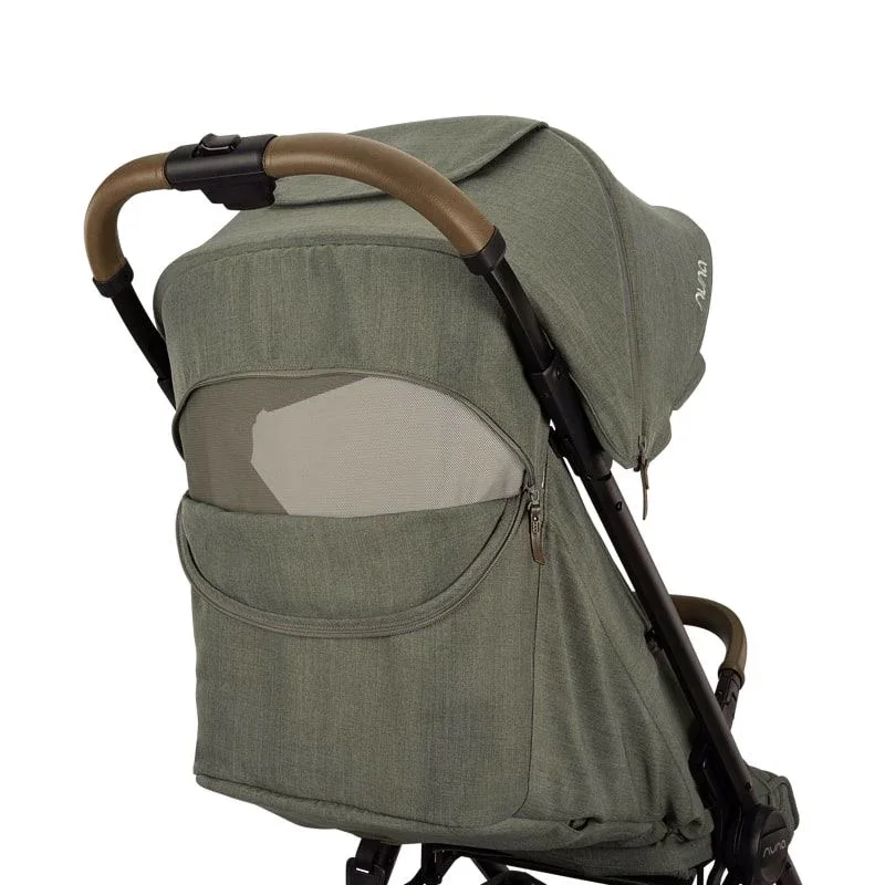 Nuna® Lightweight Baby Stroller Trvl™ LX Pine - Image 12