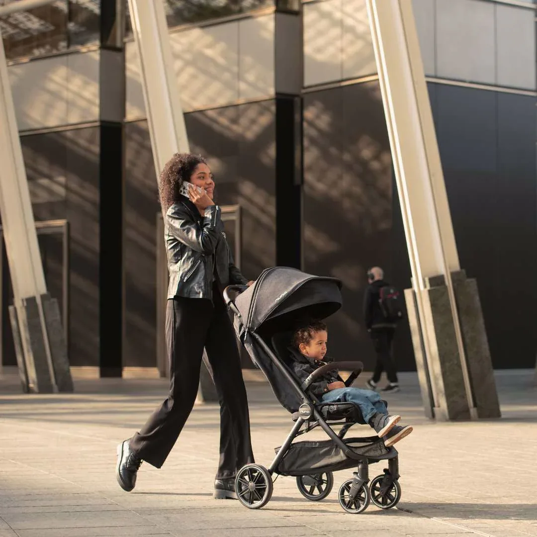 Nuna® Lightweight Baby Stroller Trvl™ LX Pine - Image 20
