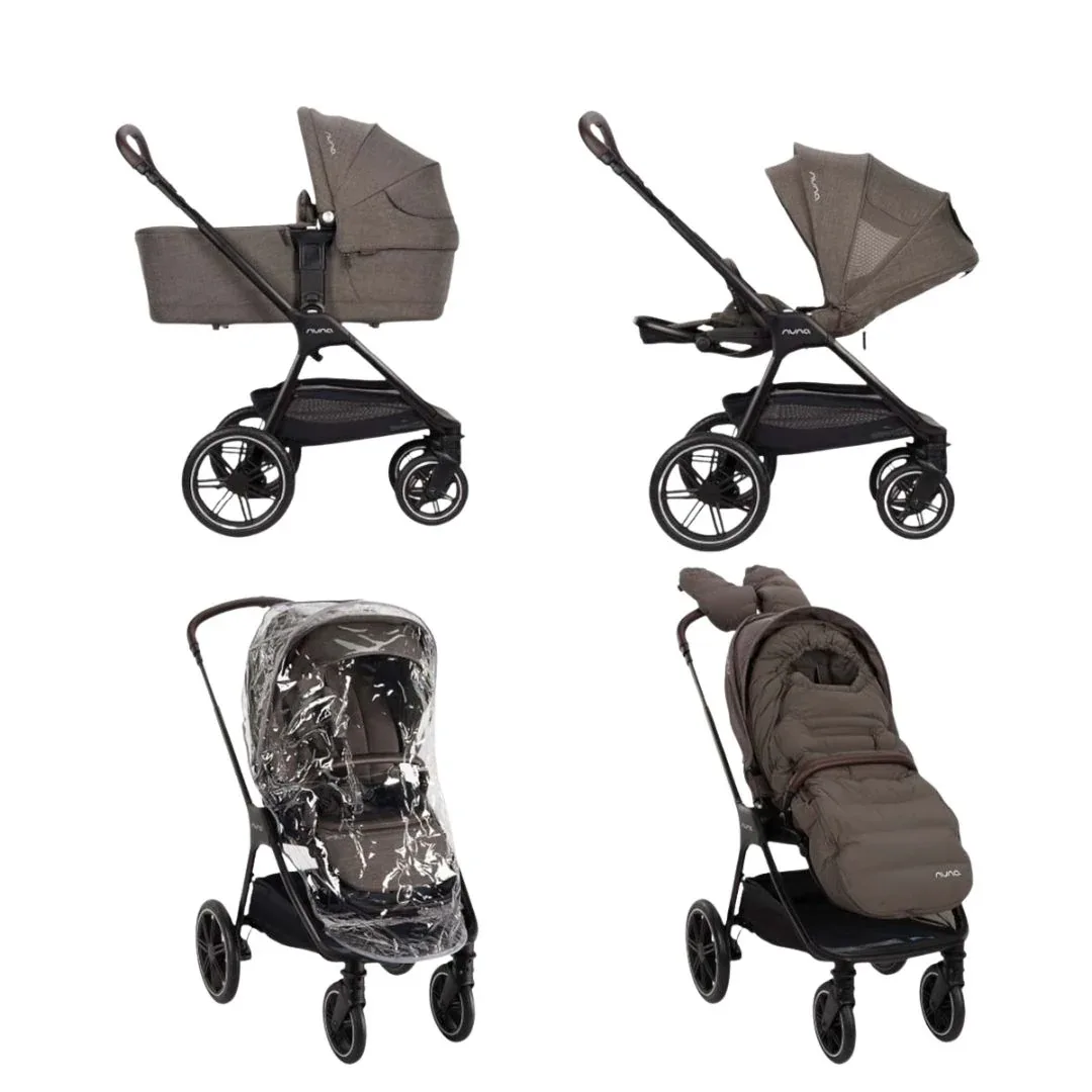 Nuna® Otroški voziček 2v1 Triv™ LX All-Season Chestnut