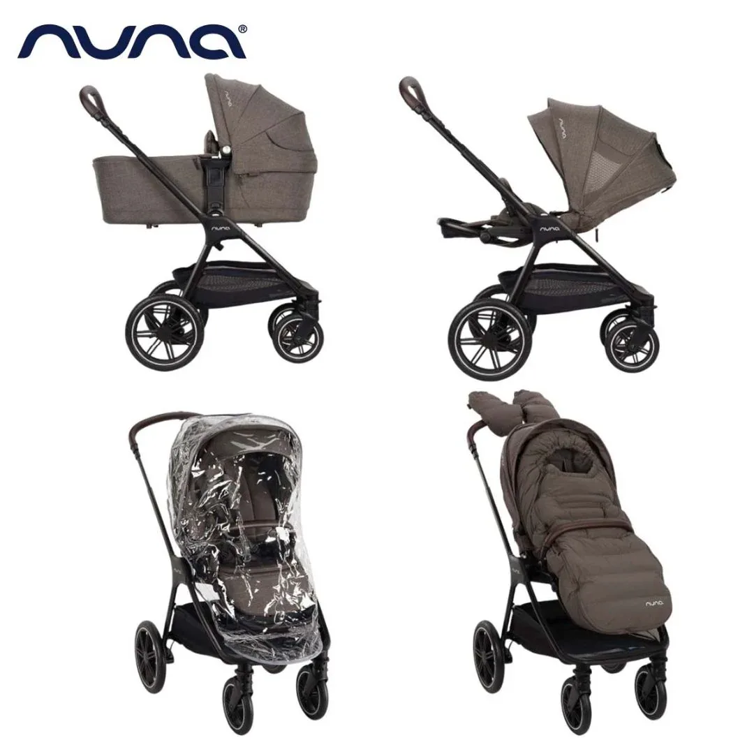 Nuna® Otroški voziček 2v1 Triv™ LX All-Season Chestnut - Image 2