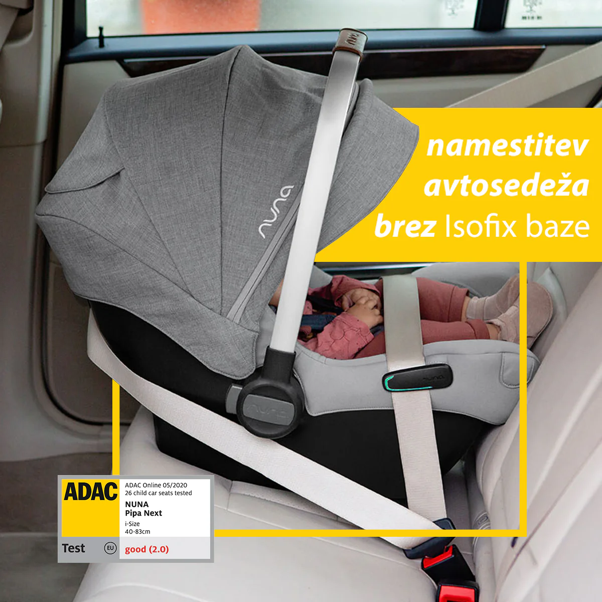 Nuna® Otroški voziček 3v1 Triv™ Next + Lytl™ + Pipa™ Next Chateau - Image 28