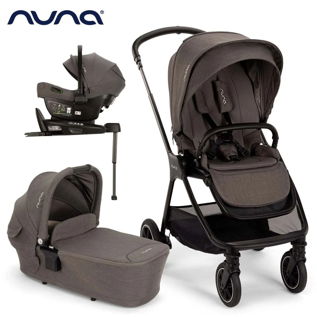 Nuna® Otroški voziček 4v1 Triv™ Next + Lytl™ + Pipa™ Next Thunder + Isofix baza Next