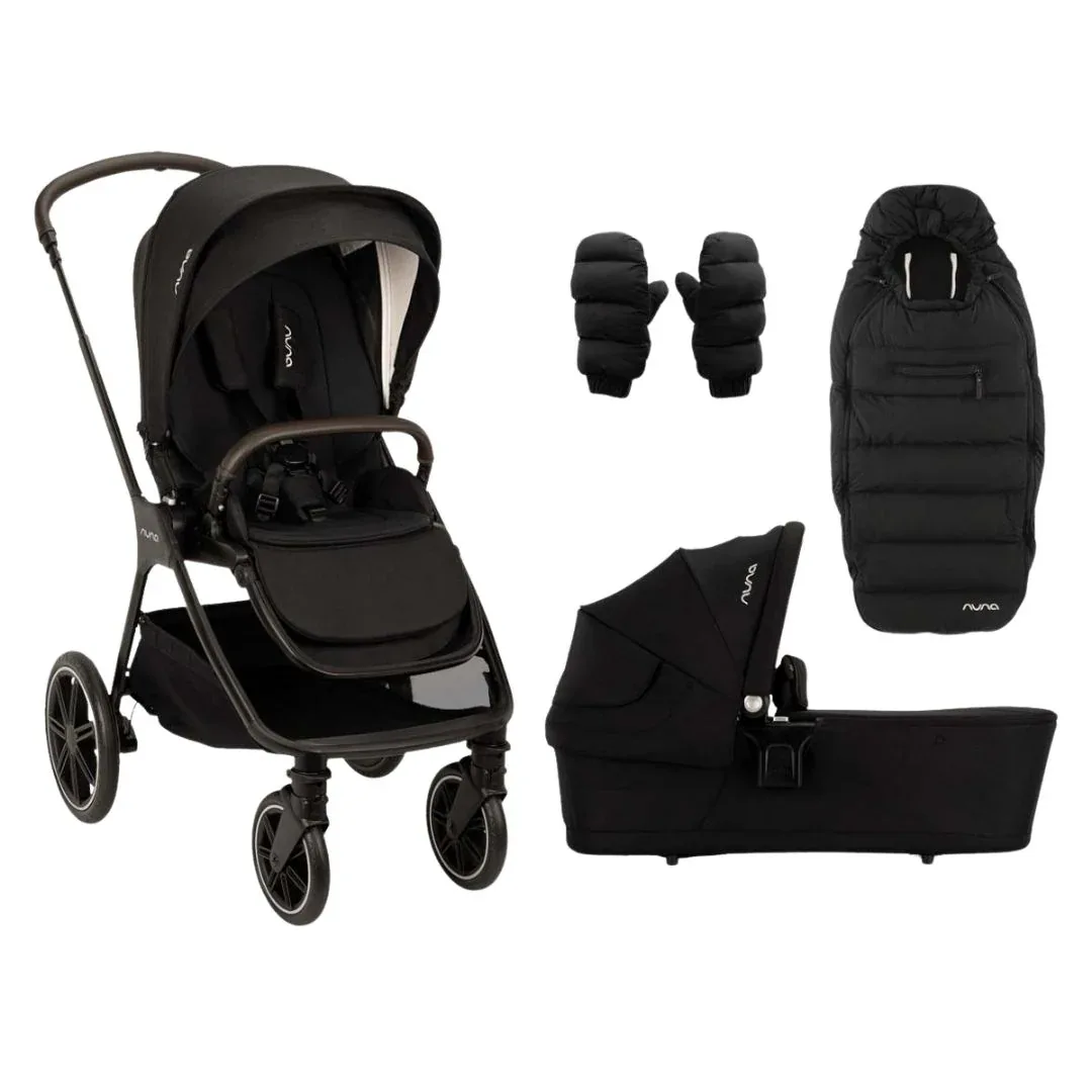 Nuna® Stroller 2in1 Triv™ LX All-Season Caviar