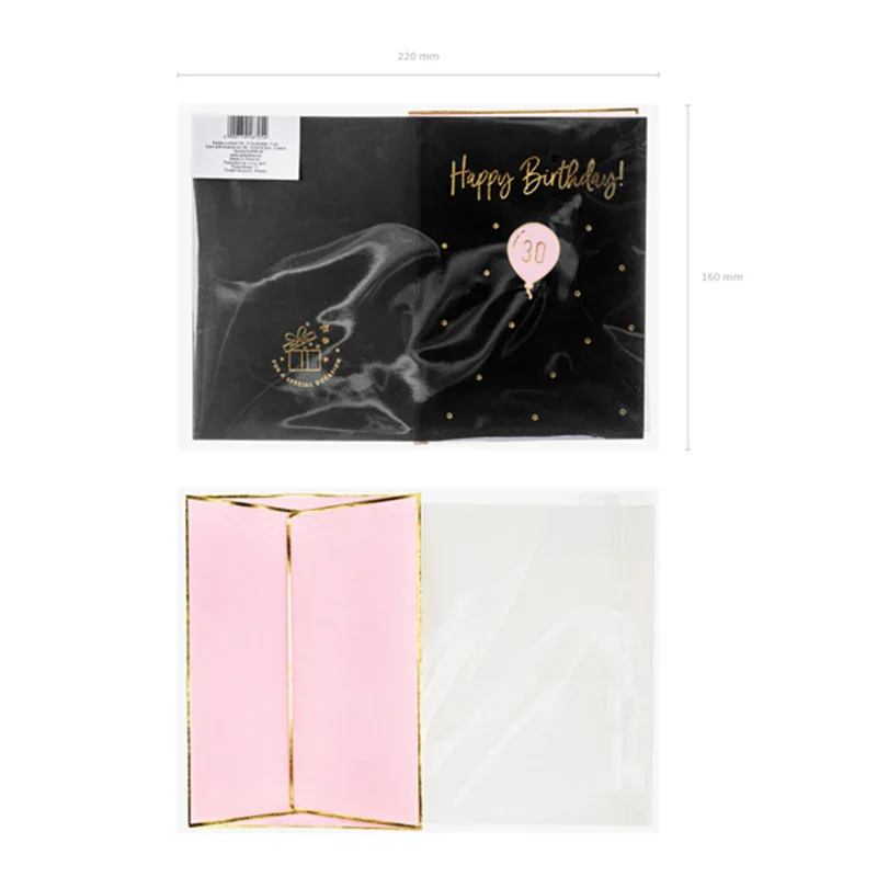 Party Deco® Card with enamel 30 - Image 3