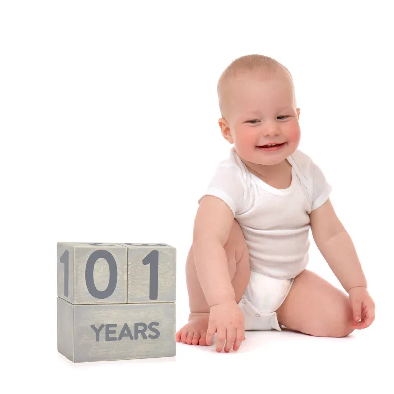 Pearhead® Baby Milestone Age Blocks - Image 3