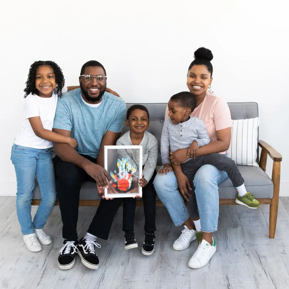 Pearhead® Clear family print frame - Image 3