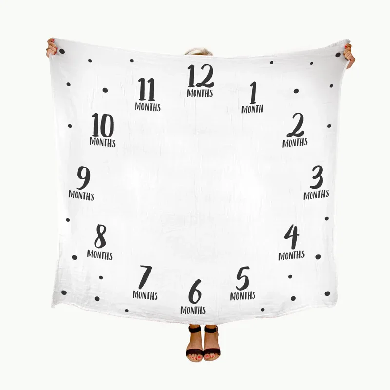 Pearhead® Watch Me Grow Photo and Props Set Swaddle Blanket - Image 5