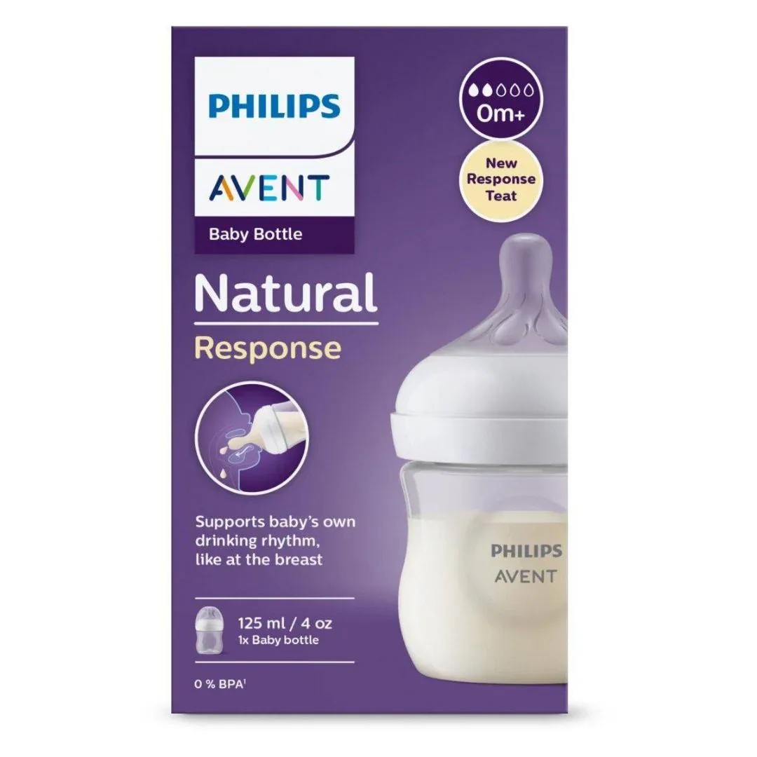 Philips AVENT® Baby bottle with teat Natural Response 125ml - Image 3