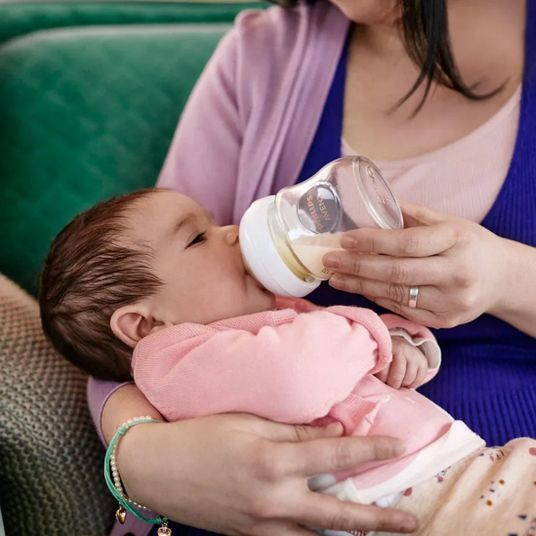 Philips AVENT® Glass baby bottle with teat Natural Response 120ml - Image 7