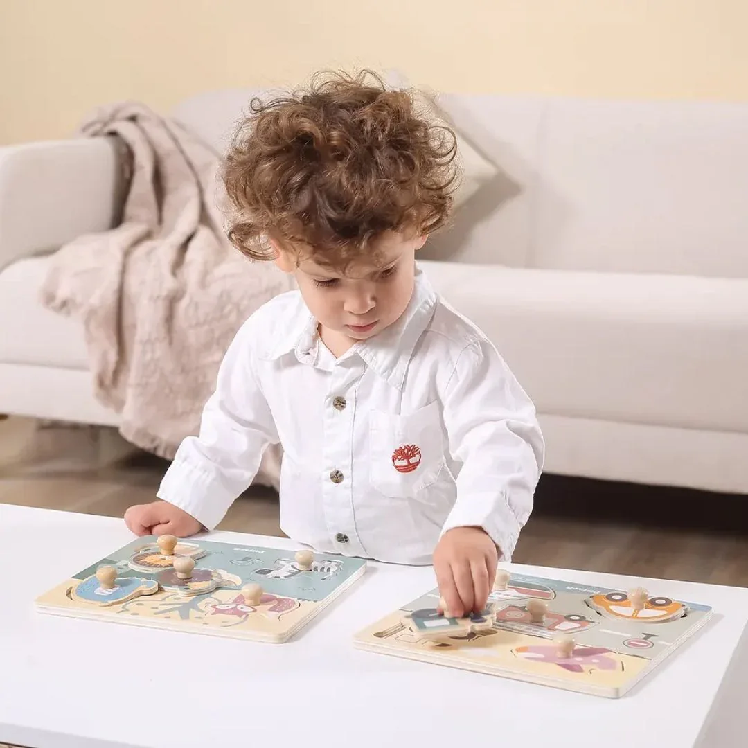 PolarB® Wooden Puzzle Animals - Image 3