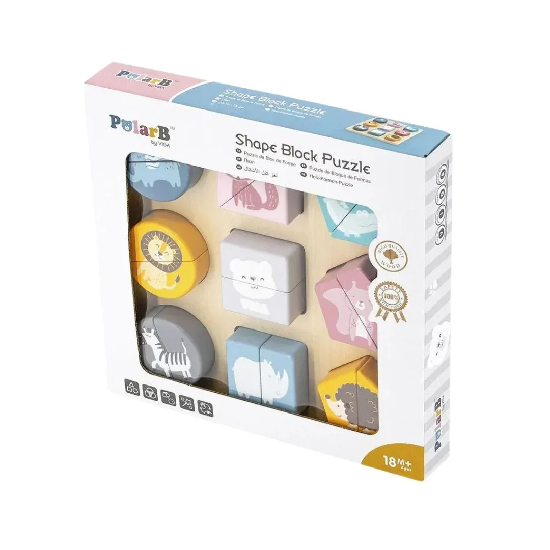 PolarB® Wooden Puzzle Animals - Image 3