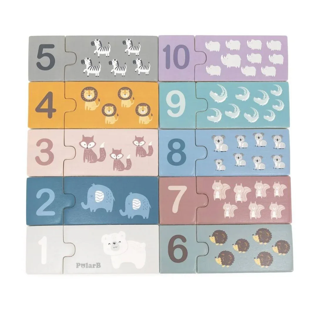 PolarB® Wooden Puzzle Numbers - Image 3
