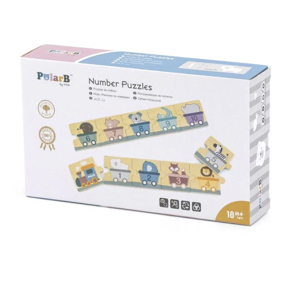 PolarB® Wooden Puzzle Numbers - Image 4