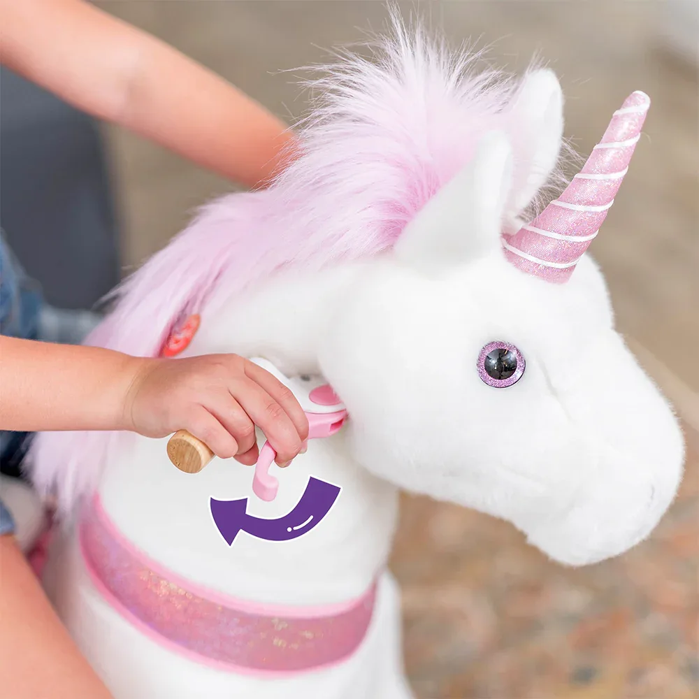 PonyCycle® Horse on the wheels - Pink Unicorn (4-7Y) - Image 3