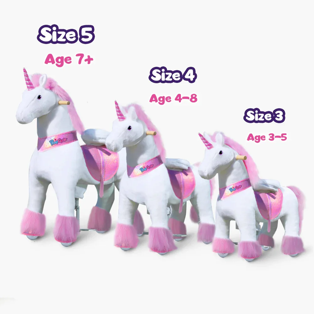 PonyCycle® Horse on the wheels - Pink Unicorn (4-7Y) - Image 4