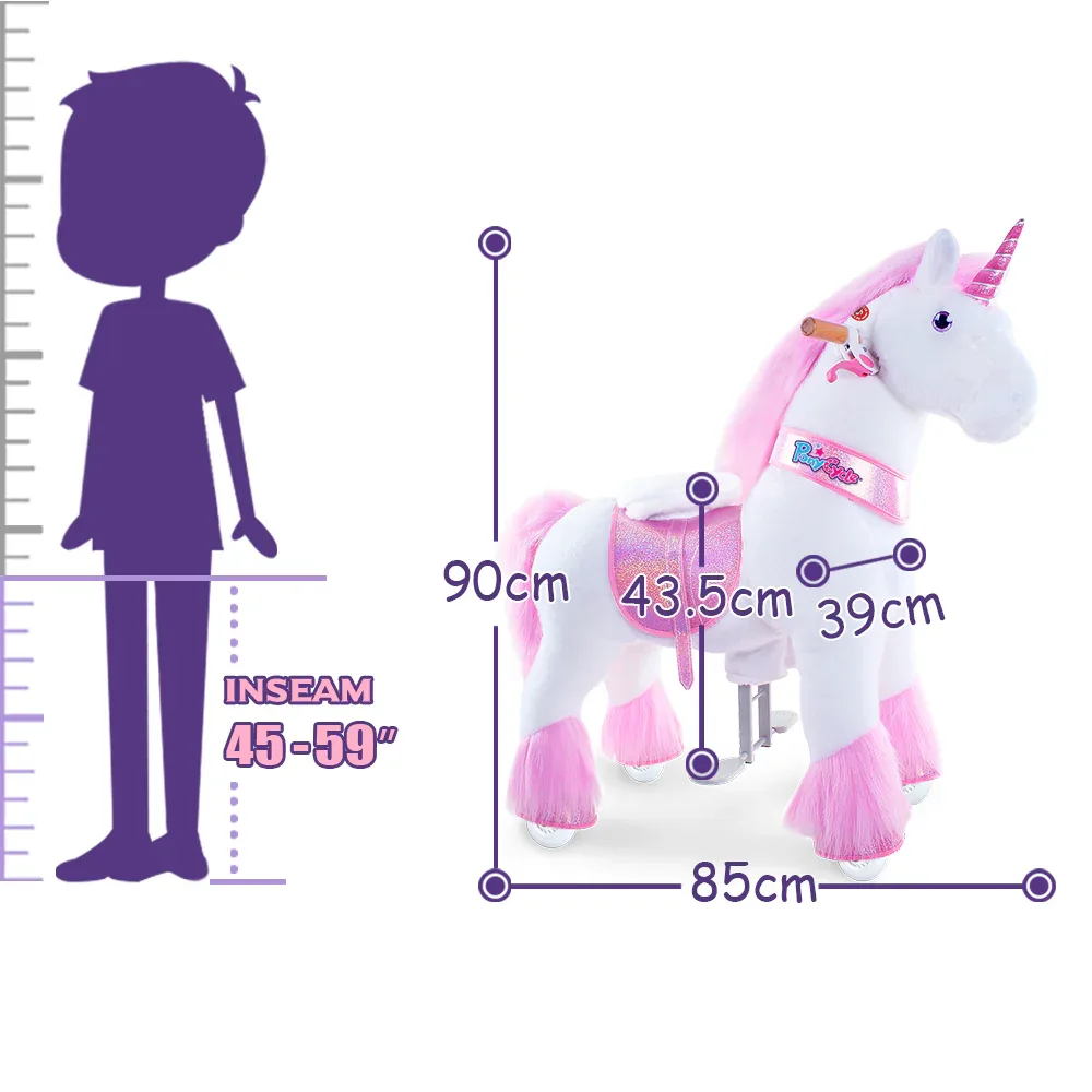 PonyCycle® Horse on the wheels - Pink Unicorn (4-7Y) - Image 6