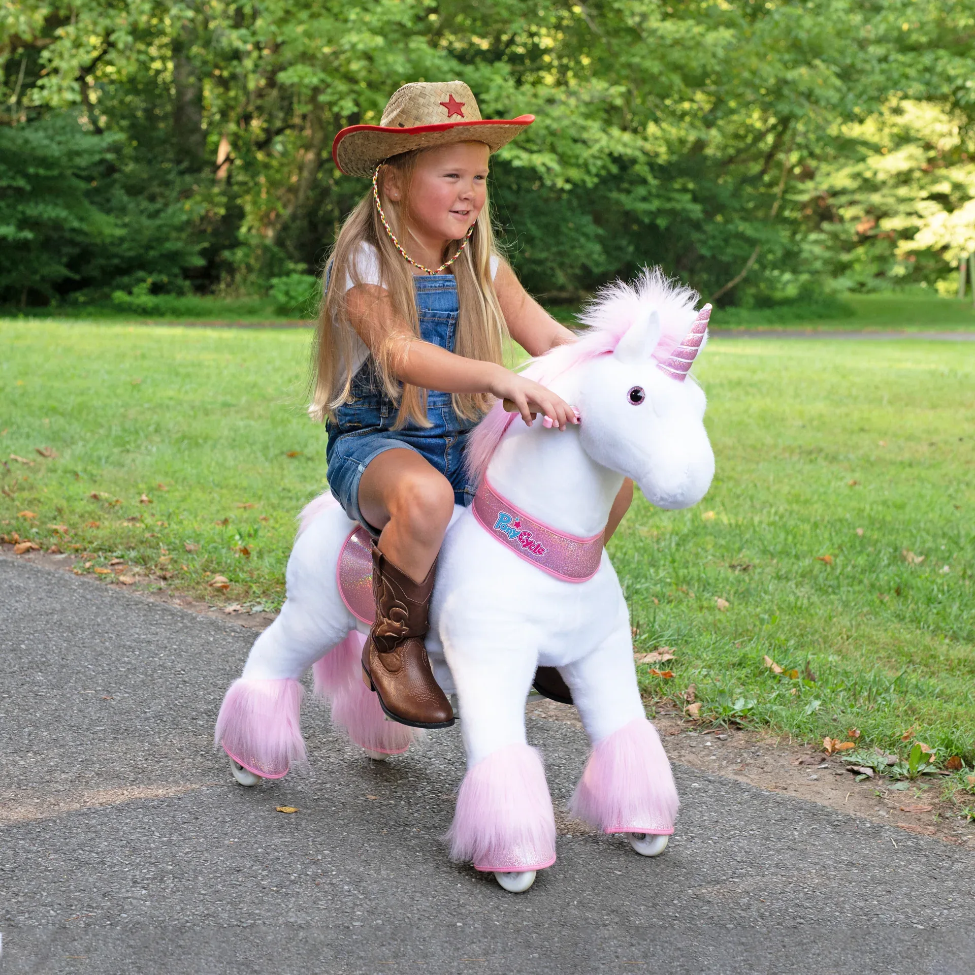 PonyCycle® Horse on the wheels - Pink Unicorn (4-7Y) - Image 8