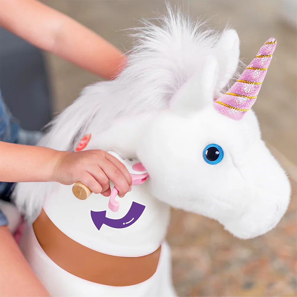 PonyCycle® Horse on the wheels - White Unicorn (3-4Y) - Image 3