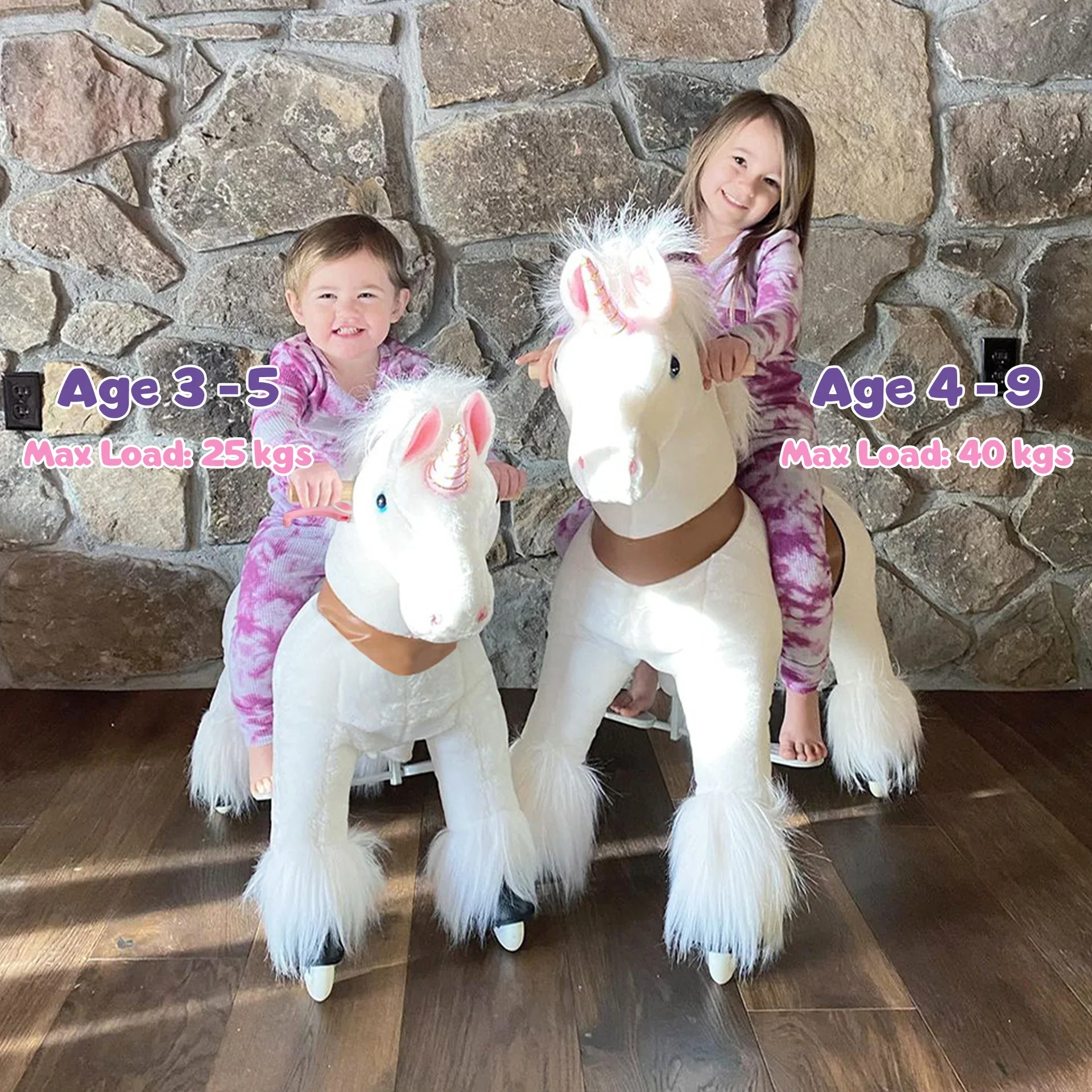 PonyCycle® Horse on the wheels - White Unicorn (4-7Y) - Image 8