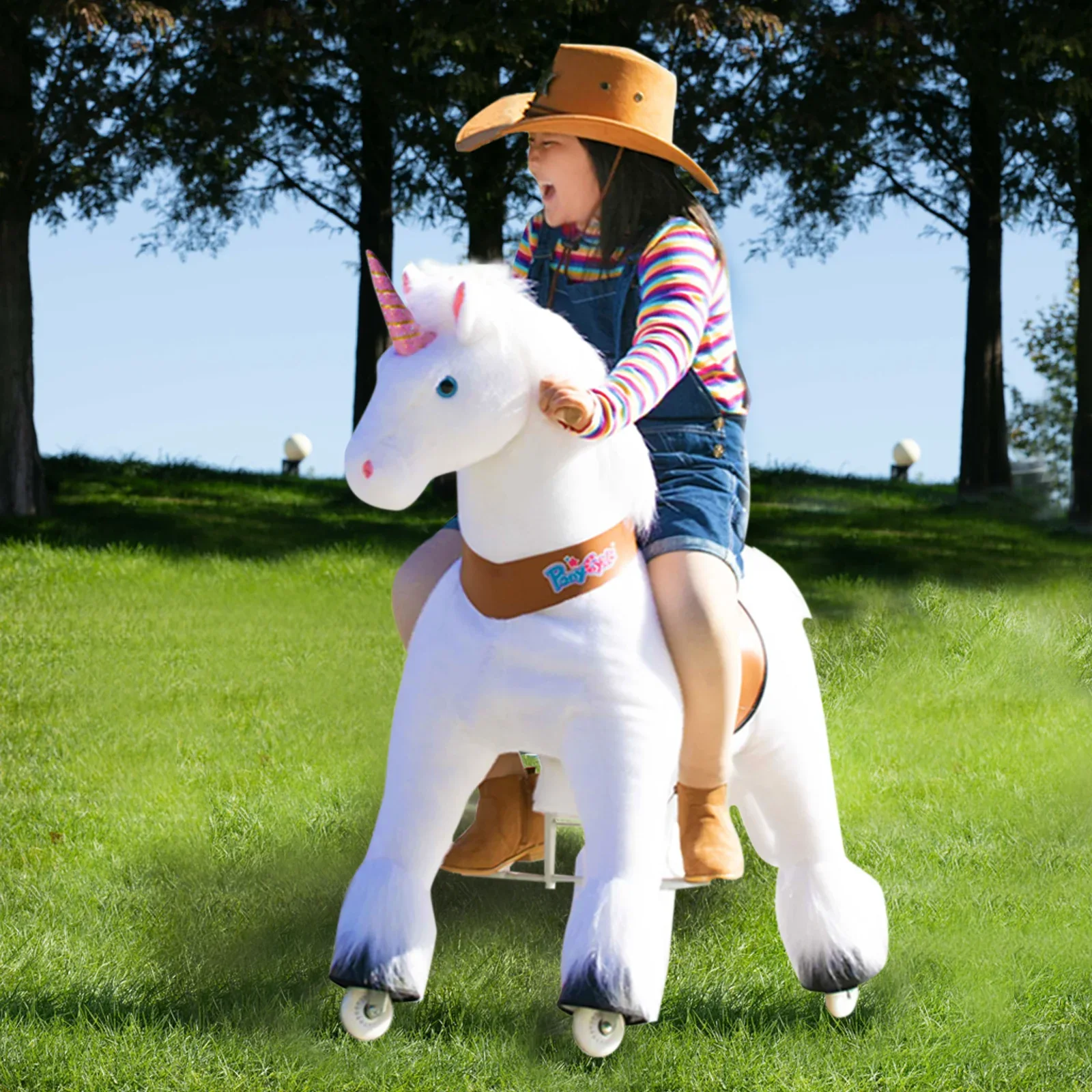 PonyCycle® Horse on the wheels - White Unicorn (7+Y) - Image 7
