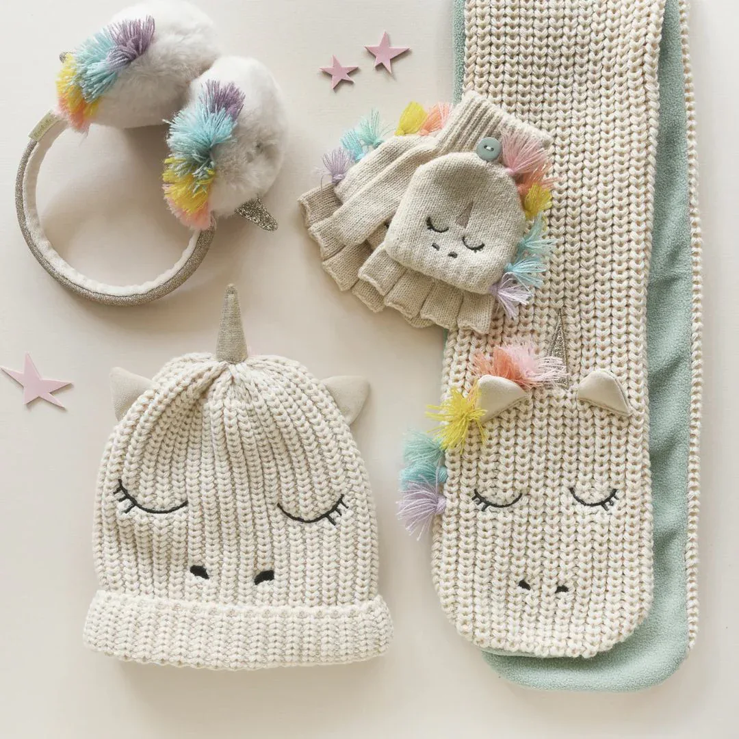 Rockahula® Knitted Gloves Rainbow Unicorn (3-6 Y) - Image 3