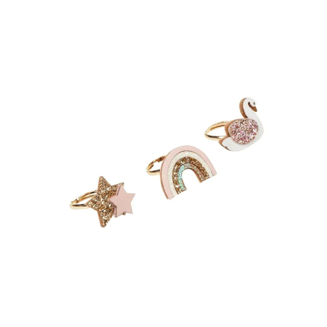 Rockahula® Ring Set  Enchanted Rainbow And Swan - Image 2