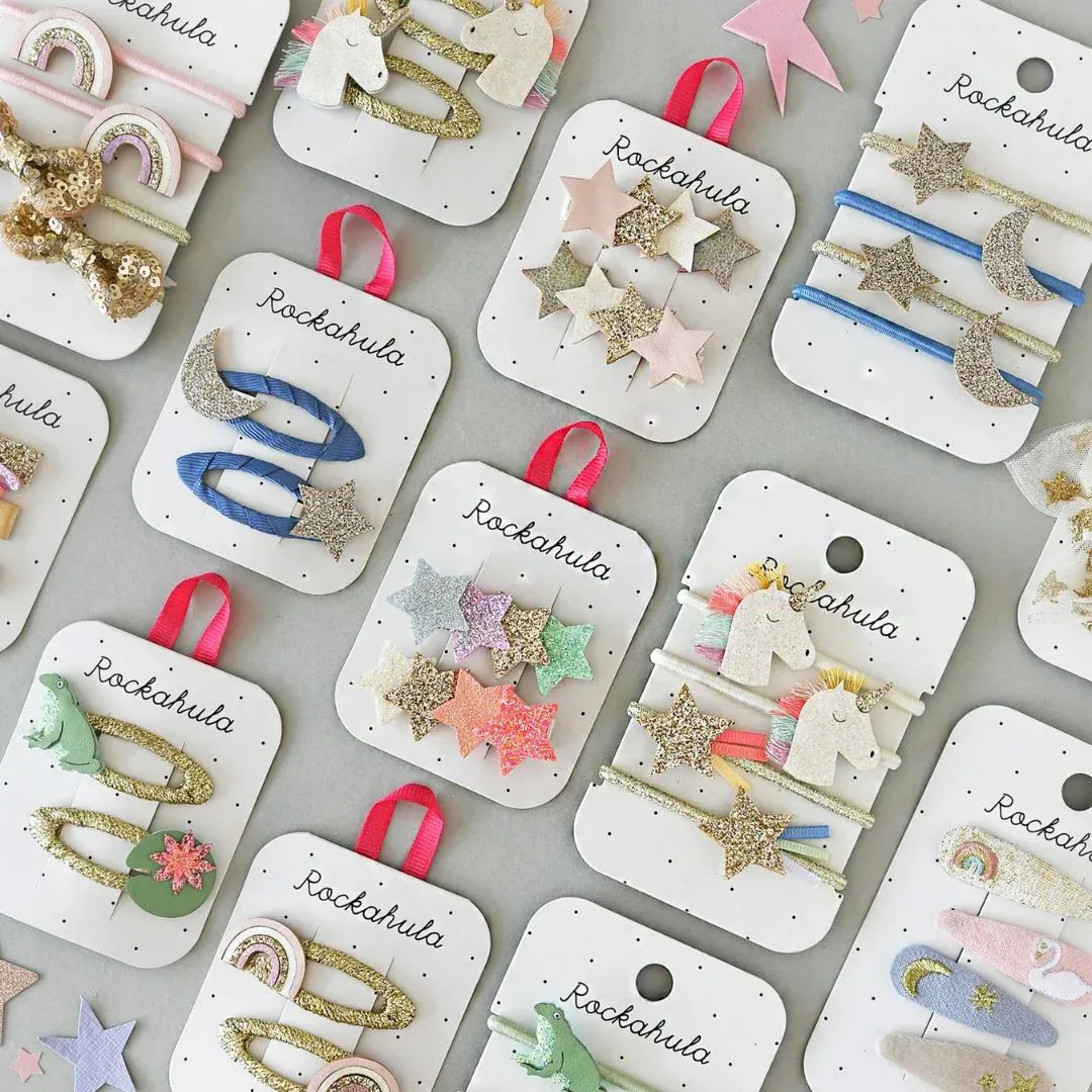 Rockahula® Set of 2 Clips Enchanted Embroidery - Image 3