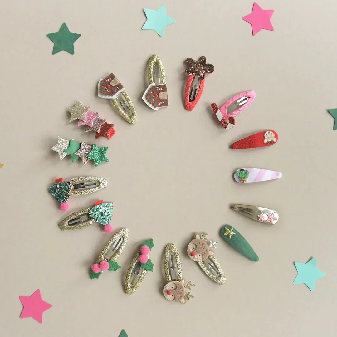 Rockahula® Set of 2 Clips Jolly Glitter Star - Image 2