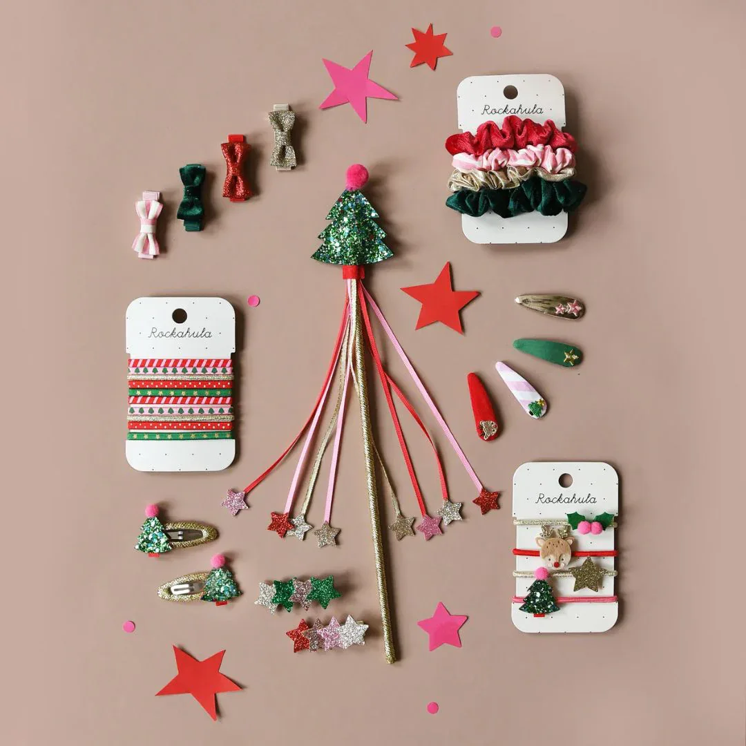 Rockahula® Set of 2 Clips Jolly Glitter Star - Image 3