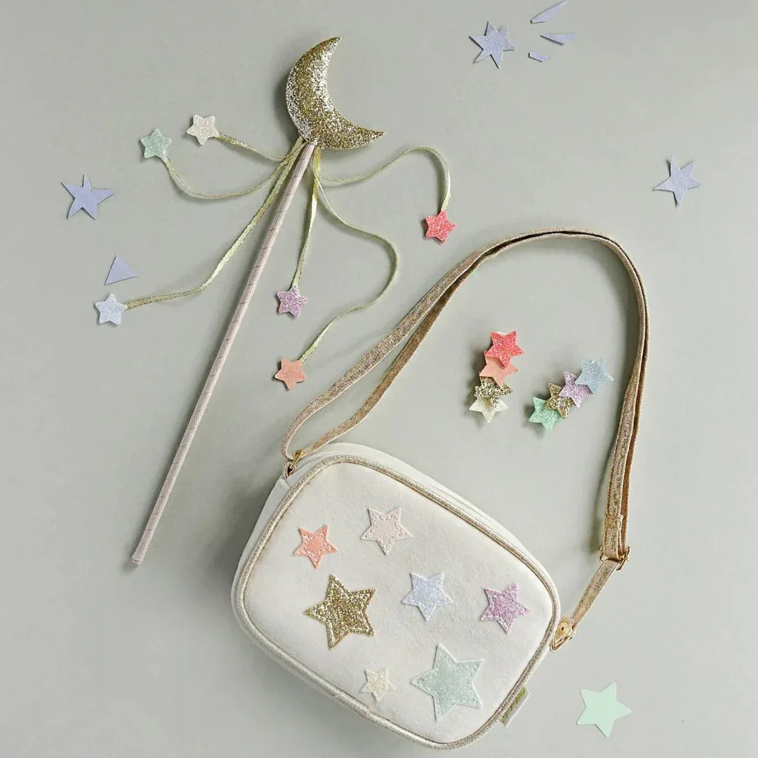 Rockahula® Set of 2 Clips Rainbow Shimmer Star - Image 2