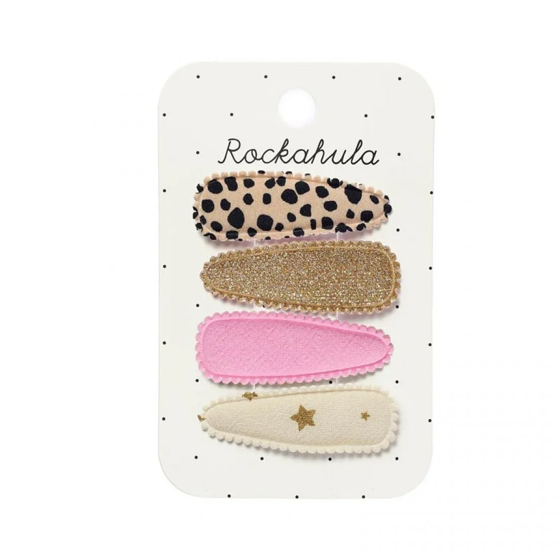 Rockahula® Set of Clips Leopard Fabric