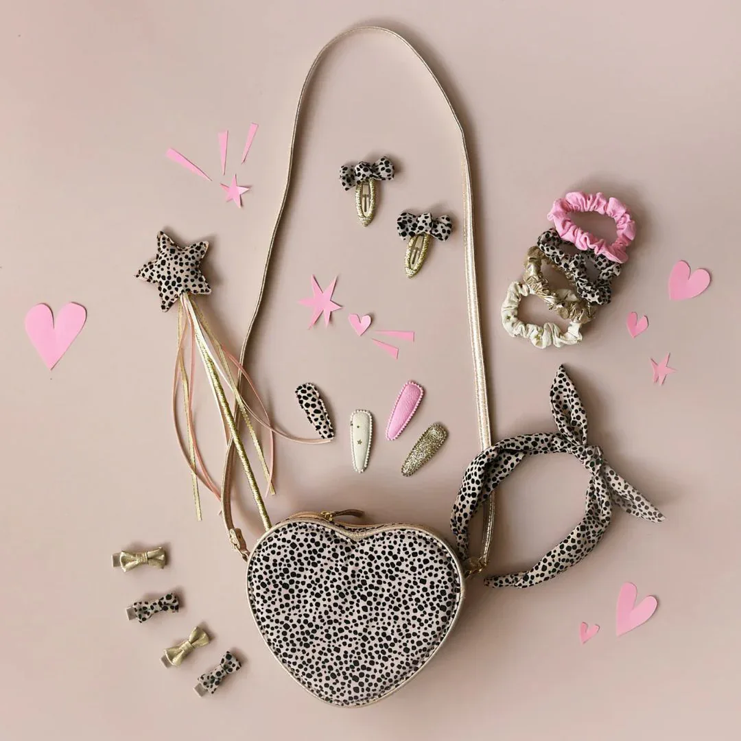 Rockahula® Set of Clips Leopard Shimmer Mini Bow - Image 3