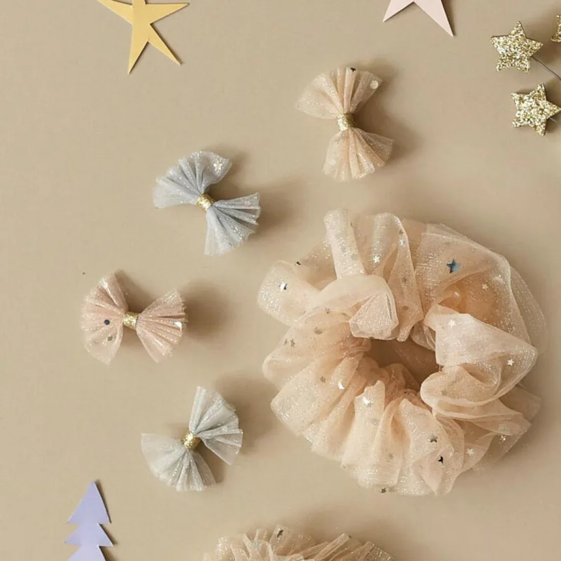 Rockahula® Set of Clips Sparkle Tulle Mini Bow - Image 2