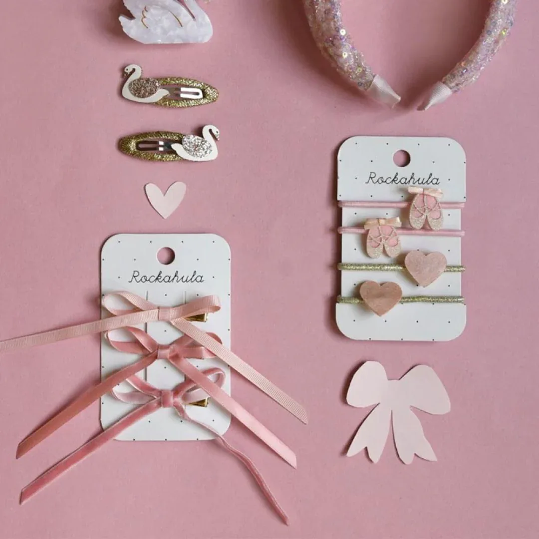 Rockahula® Set of Clips Very Cutesy Long Bow - Image 3