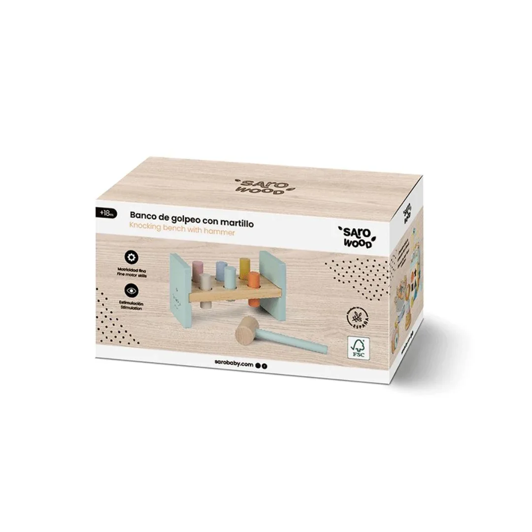Saro Baby® Knocking bench with hammer - Image 5