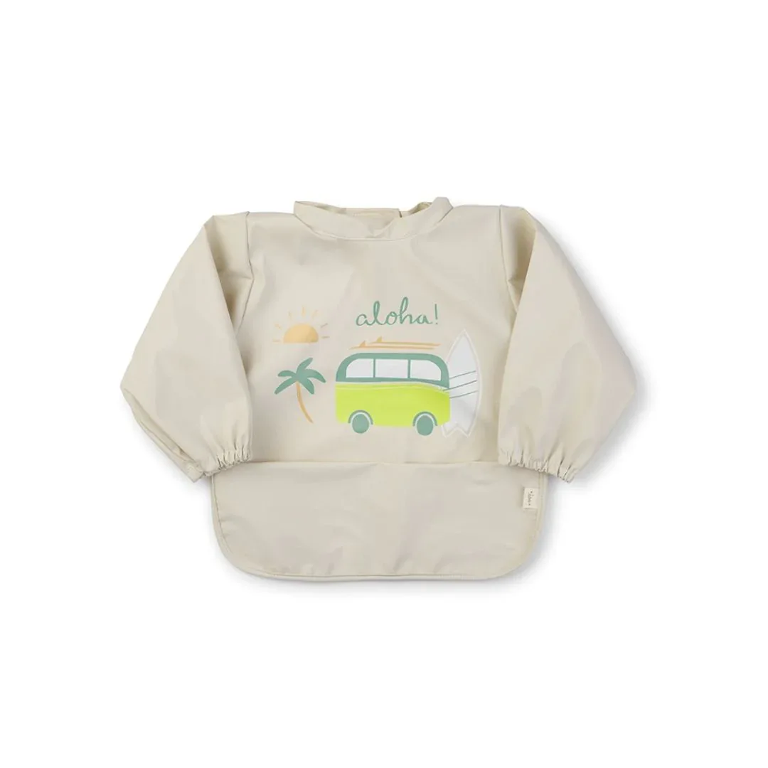 Saro Baby® Waterproof bib with sleeves Aloha - Image 3