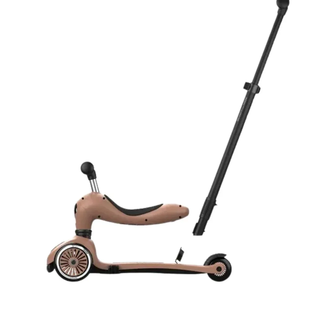 Scoot & Ride® Highwaykick 1 – 2-in-1 Balance Bike & Scooter Mocha - Image 4