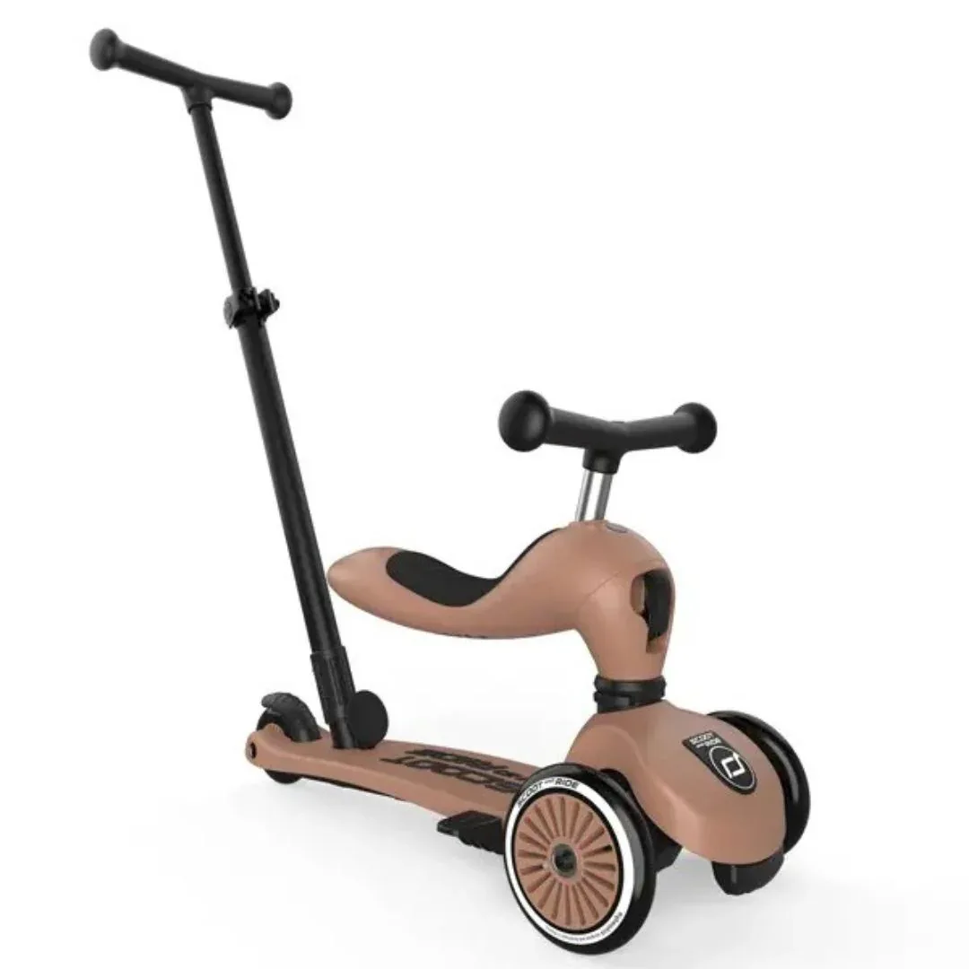 Scoot & Ride® Highwaykick 1 – 2-in-1 Balance Bike & Scooter Mocha - Image 8