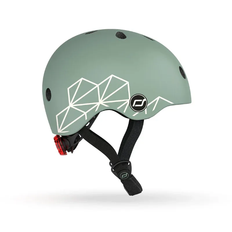 Scoot & Ride® Baby helmet XXS-S (45-51cm) Green Lines - Image 2