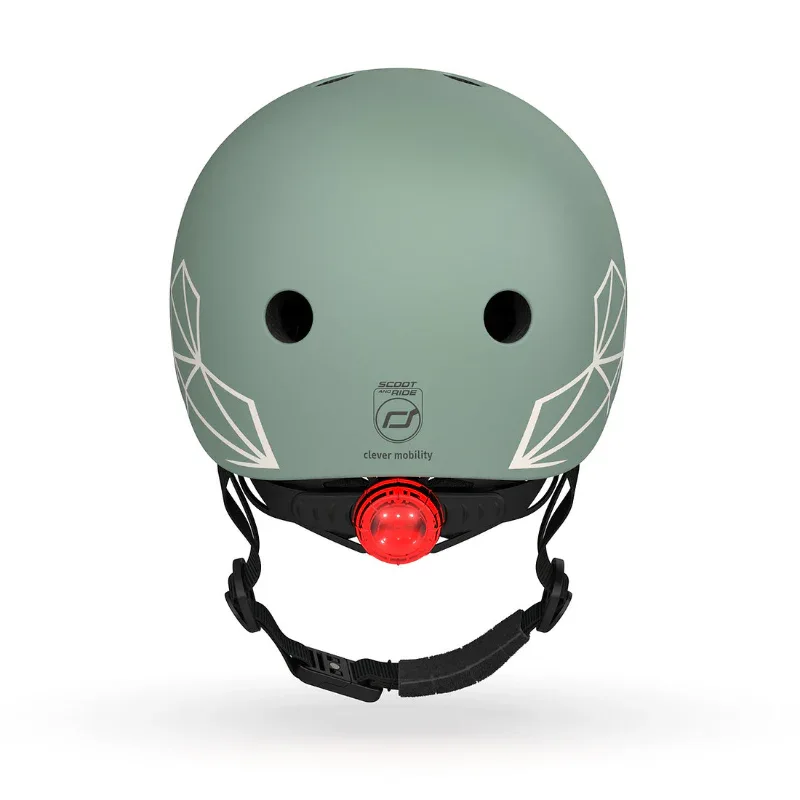 Scoot & Ride® Baby helmet XXS-S (45-51cm) Green Lines - Image 3