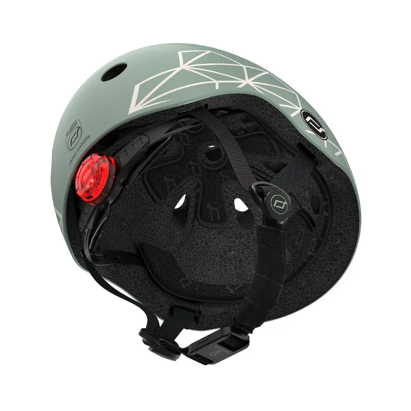 Scoot & Ride® Baby helmet XXS-S (45-51cm) Green Lines - Image 4