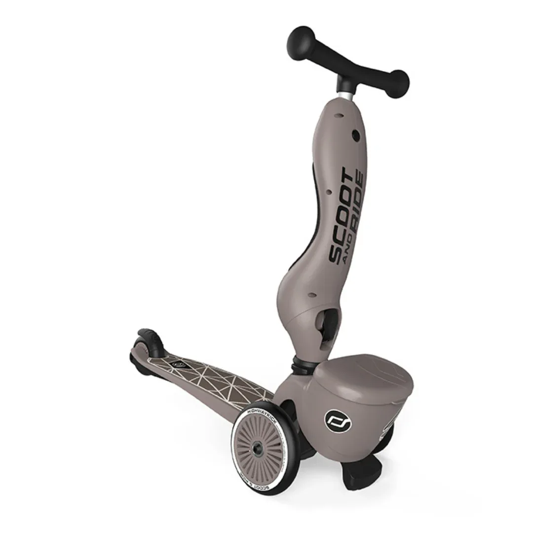 Scoot & Ride® Highwaykick 1 Lifestyle Brown Lines - Image 11