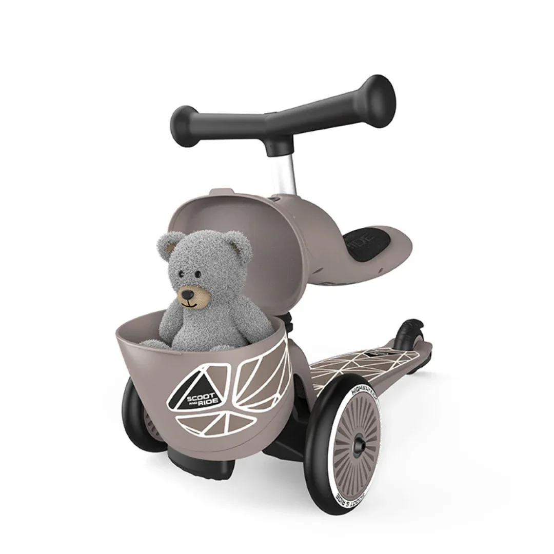 Scoot & Ride® Highwaykick 1 Lifestyle Brown Lines - Image 9